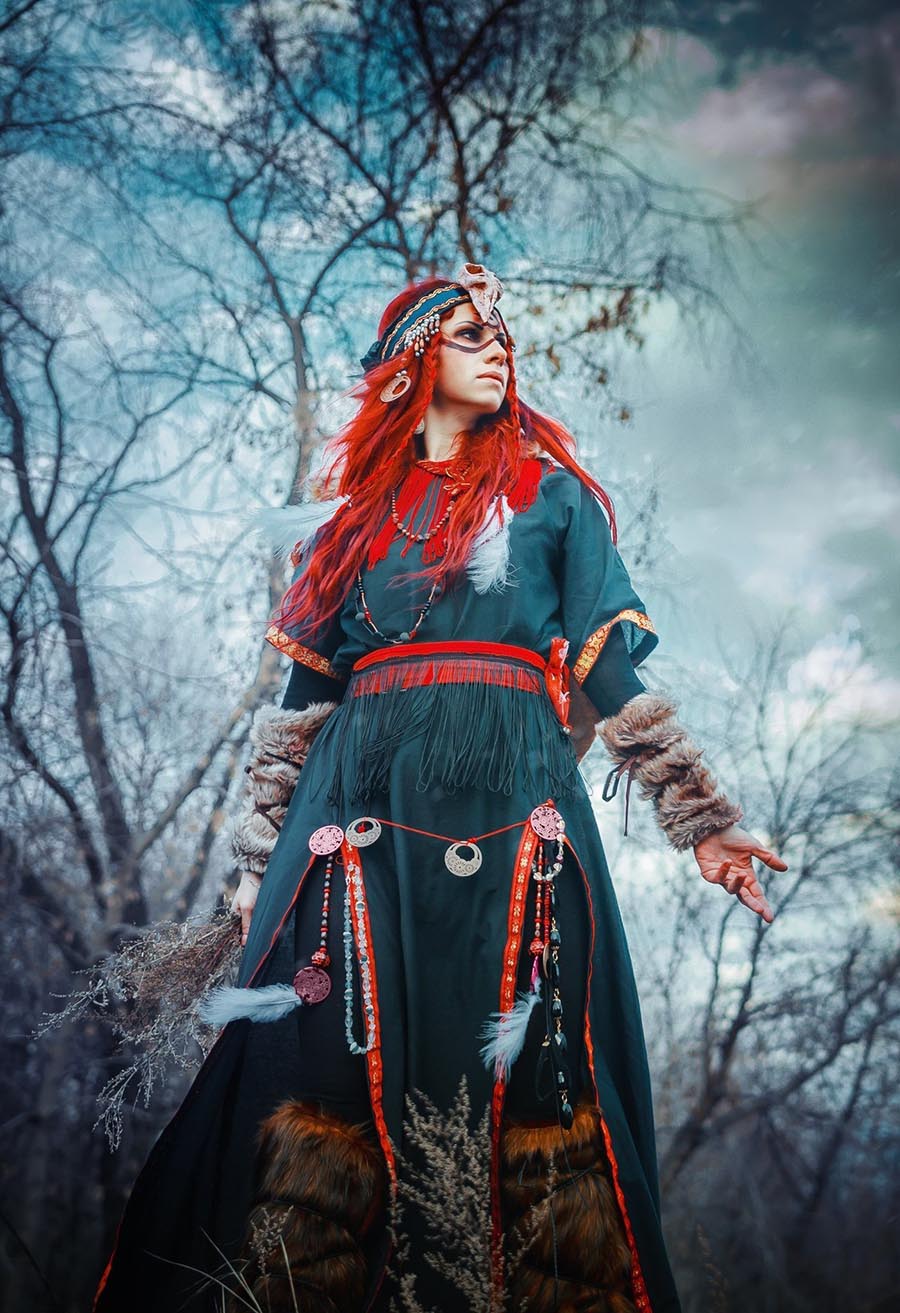 Girls in Slavic costumes underwear in Yancheng