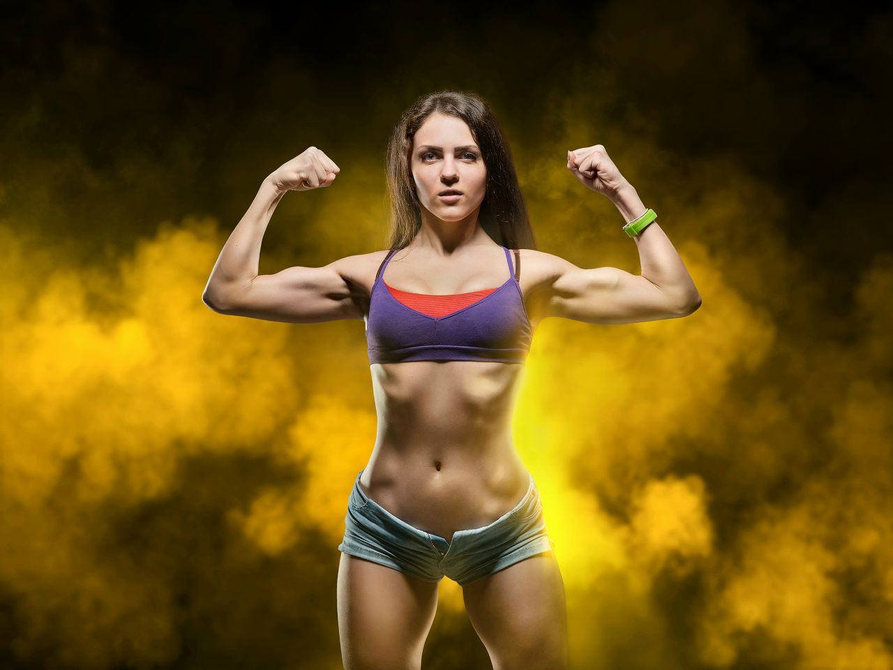 Athletic girls in Yancheng